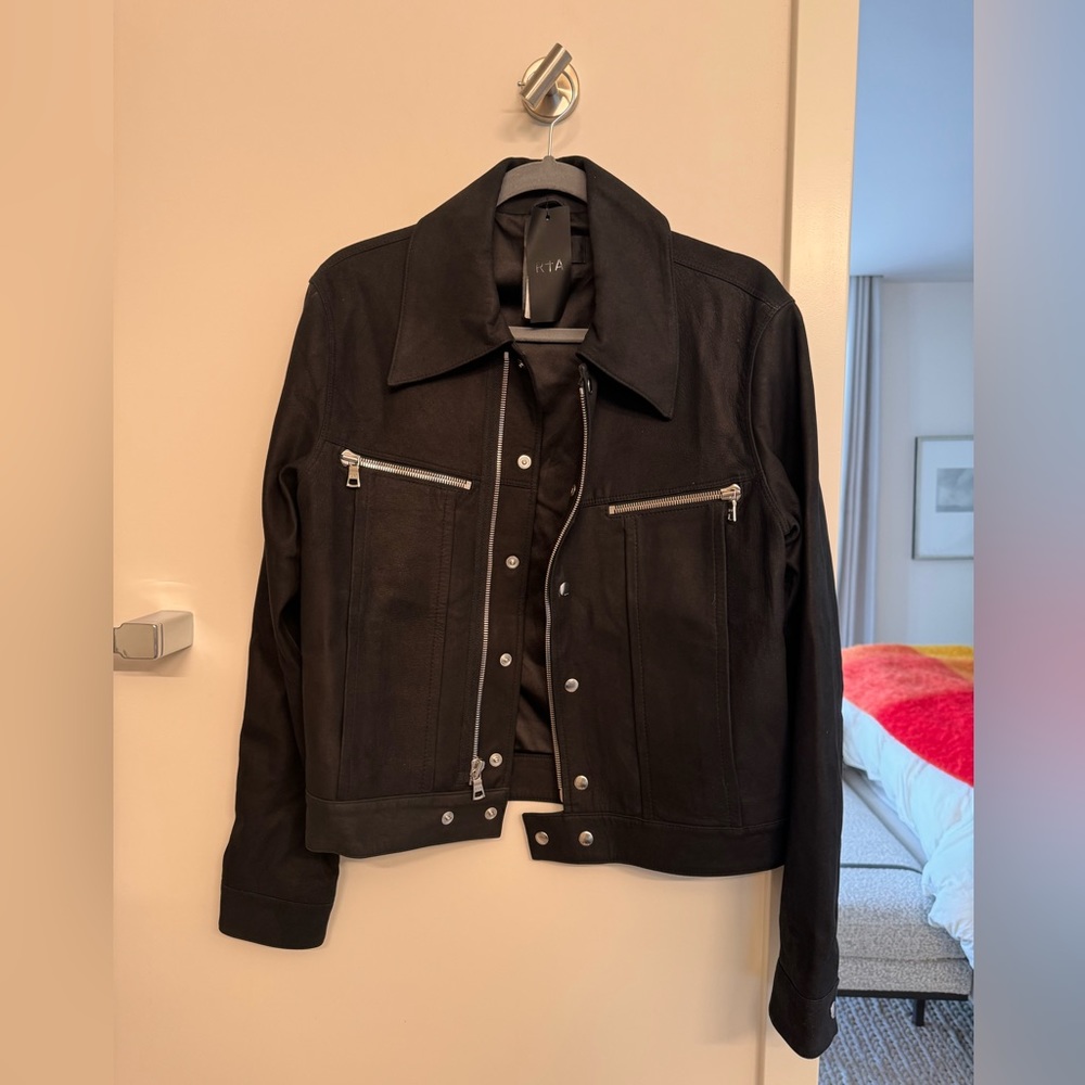 Black Suede RTA Jacket Never Worn!
